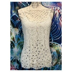 BKE Bedazzled Tank Top